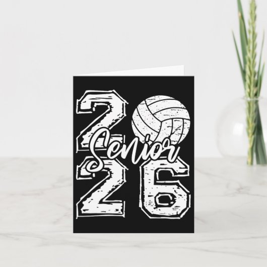 Cl Of 2026 Volleyball Senior 2026 Back To School F カード (正面)