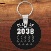 Cl Of 2038 Grow With Me Checklist Pre-K - 12Gr キーホルダー (正面)