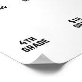 Cl Of 20&#；学年は私と一緒に成長K-12 Handpri ポスター (角)