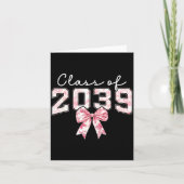 Cl Of 20&#  Grad Preppy Coquette Bow Girly Girl K カード (正面)