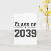 Cl Of 20&#  Pre K Grow With Me Graduation Boys Gi カード (黄色い花)
