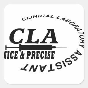 CLAスローガン – 素晴らしく正確!研究室 スクエアシール