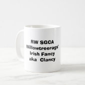 cla1、RW SGCAWillowtreerags'Irish Fancyaka Clancy コーヒーマグカップ (正面左)