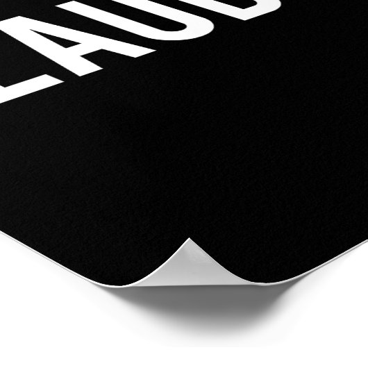 Cla - Cool New Funny Name Fan Gift Tee ポスター (角)