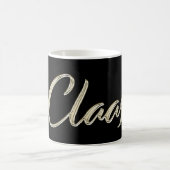 Claas Name whitegold Tasse Teetasse Kaffeetasse コーヒーマグカップ (中央)