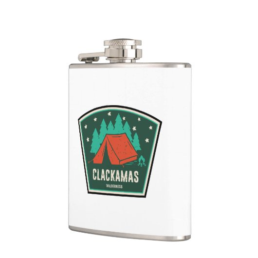 Clackamas Wilderness Oregon Camping フラスク (左)