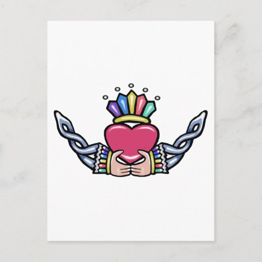 Cladagh #1Bと三位一体 ポストカード (正面)