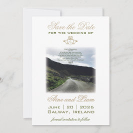 Cladagh Irish日付の結婚保存 セーブザデート