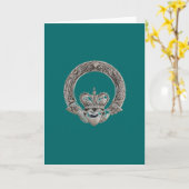 Claddaghの挨拶状 カード (黄色い花)