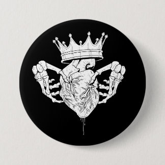 Claddaghボタン 缶バッジ