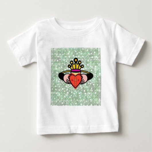Claddagh. ベビーTシャツ (正面)