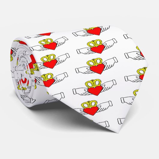 claddagh、claddagh、claddagh、 ネクタイ (ロール)