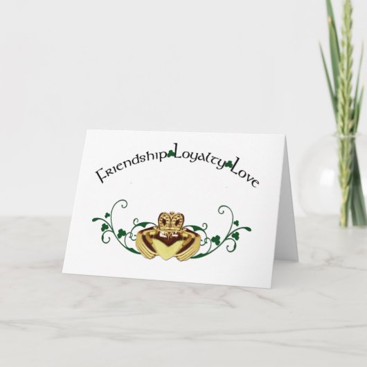 Claddagh/Claddaugh カード (正面)