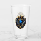Claddagh Pint Glass タンブラーグラス (裏面)