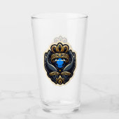 Claddagh Pint Glass タンブラーグラス (正面)