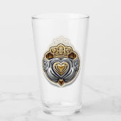 Claddagh Pint Glass タンブラーグラス (裏面)