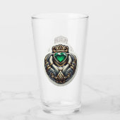 Claddagh Pint Glass タンブラーグラス (裏面)
