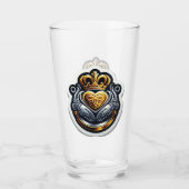 Claddagh Pint Glass タンブラーグラス (裏面)