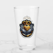 Claddagh Pint Glass タンブラーグラス (正面)