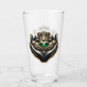 Claddagh Pint Glass タンブラーグラス (裏面)