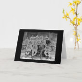 Claflin大学フットボール・チーム、SC 1895年 カード (黄色い花)