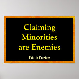 Claiming Minorities are Enemies ポスター