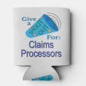 Claims処理担当者のためのShout Out 缶クーラー (裏面)