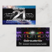 Clairaudience - 21日間の分析観点の課題 名刺 (正面/裏面)