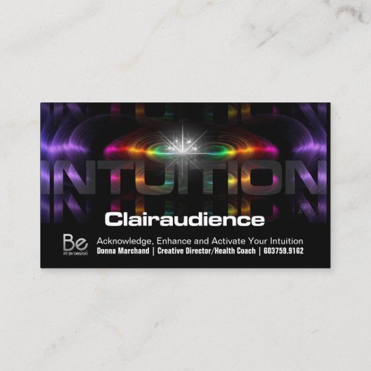 Clairaudience - 21日間の分析観点の課題 名刺 (裏面)