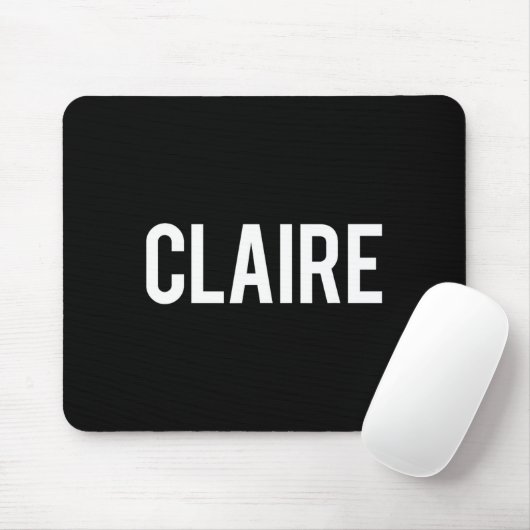 Claire - Cool New Funny Name Fan Gift Tee  マウスパッド (マウス)