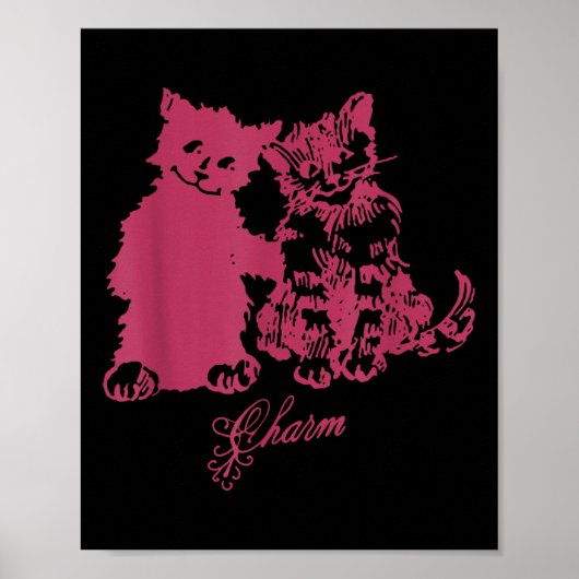 Clairoが猫のチャームを描く - 猫のベストフレンド - ポスター (正面)