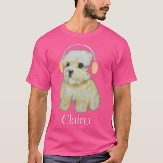 Clairoの犬 Tシャツ (正面)