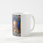 Clairvauxのステンドグラスの芸術のサンベルナール峠 コーヒーマグカップ (正面右)