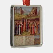 Clairvauxの説教の第2回十字軍のBernard メタルオーナメント (右)