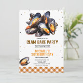 Clam Bake Birthday Party Invitation 招待状 (スタンド正面)
