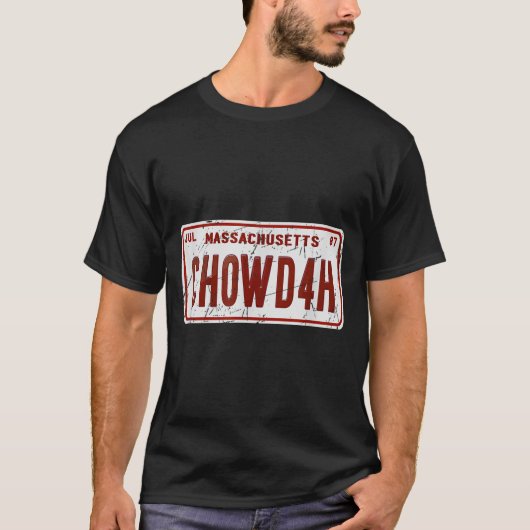 Clam Chowder Boston Accent Chowdah Funny  Tシャツ (正面)