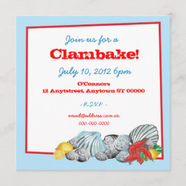 Clambakeの招待状 招待状