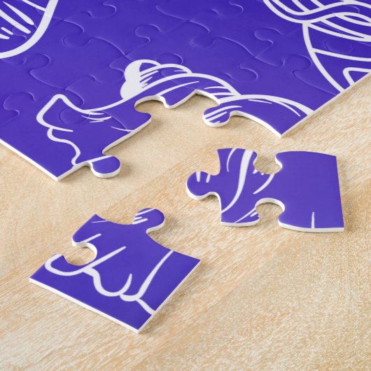 Clambake Rainbow Clam Sea Pattern 20" x 30" ジグソーパズル (側面)