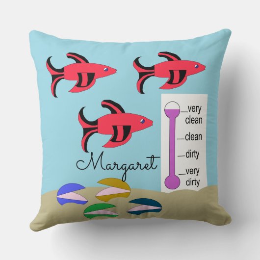 Clams and Fish クッション (裏面)