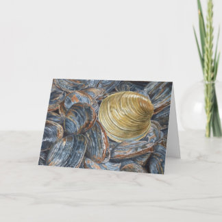 Clams and Quahog Greeting Card サンキューカード