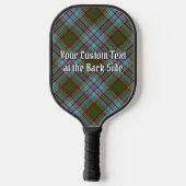 Clan Anderson Crest over Tartan Keychain ピックルボールラケット (裏面)