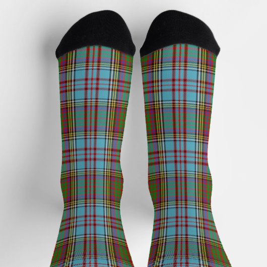 Clan Anderson Tartan Socks ソックス (上部)