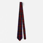 Clan Brown Tartan Plaid ネクタイ (正面)