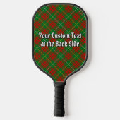 Clan Bruce Crest over Hunting Tartan ピックルボールラケット (裏面)
