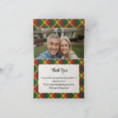 Clan Buchanan Crest over Tartan 招待状 (内部)