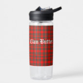 Clan Butter Tartan and Custom Text   ウォーターボトル (左面)