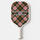 Clan Carnegie Crest over Dress Tartan ピックルボールラケット (裏面)