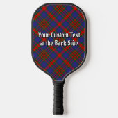 Clan Carnegie Crest over Tartan ピックルボールラケット (裏面)