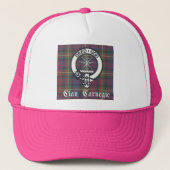 Clan Carnegie Crest Tartan キャップ (正面)
