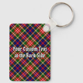Clan Christie Crest over Tartan キーホルダー (裏面)